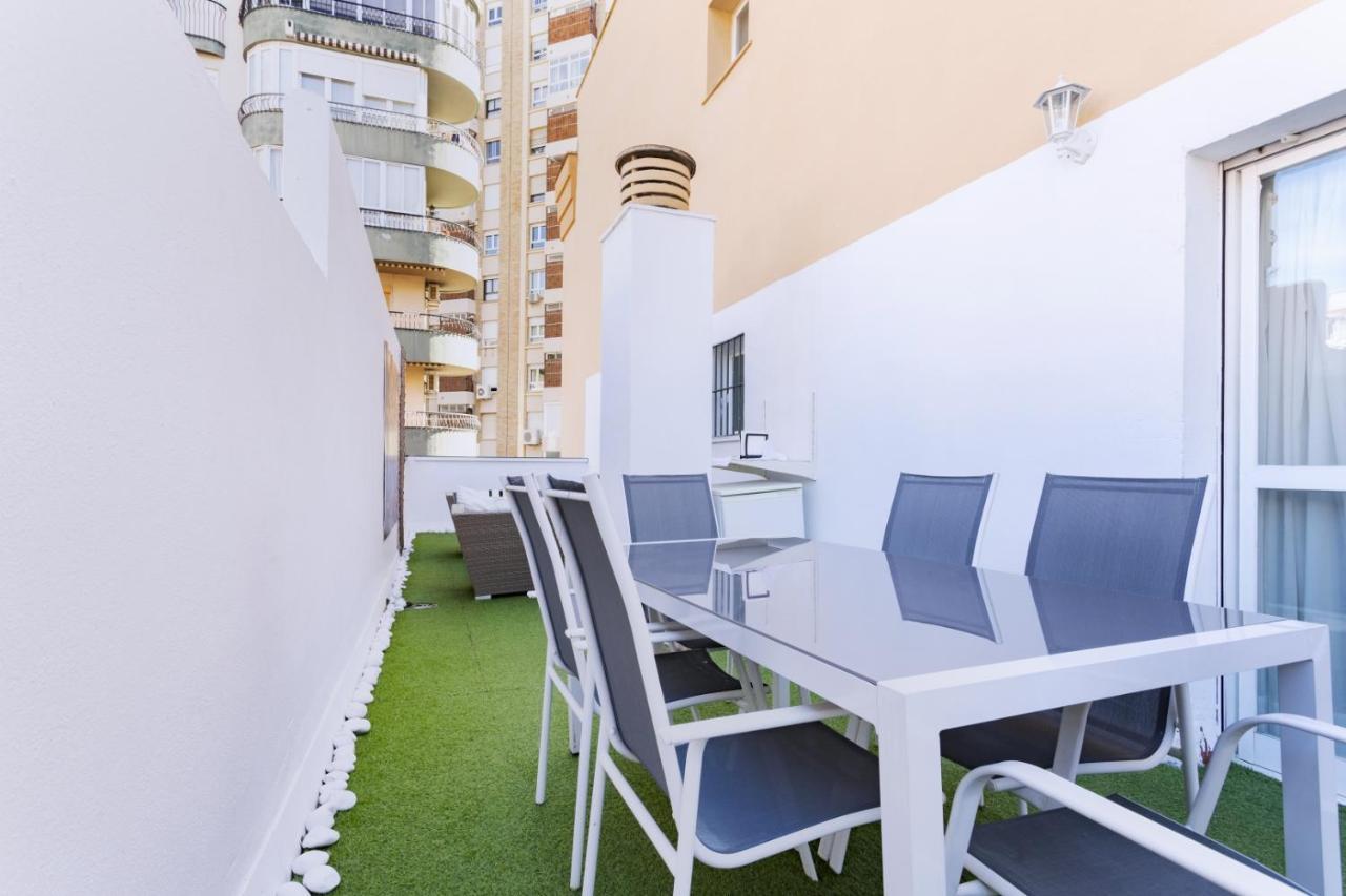 Apartamento Frente a la playa Malagueta Arenal, 10 personas Málaga Exterior foto